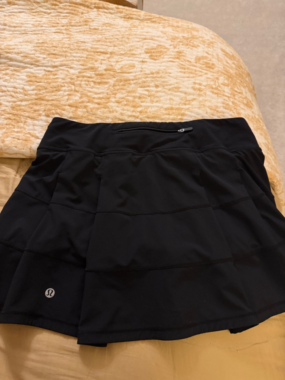 lululemon athletica Black Performance Skater Skirt